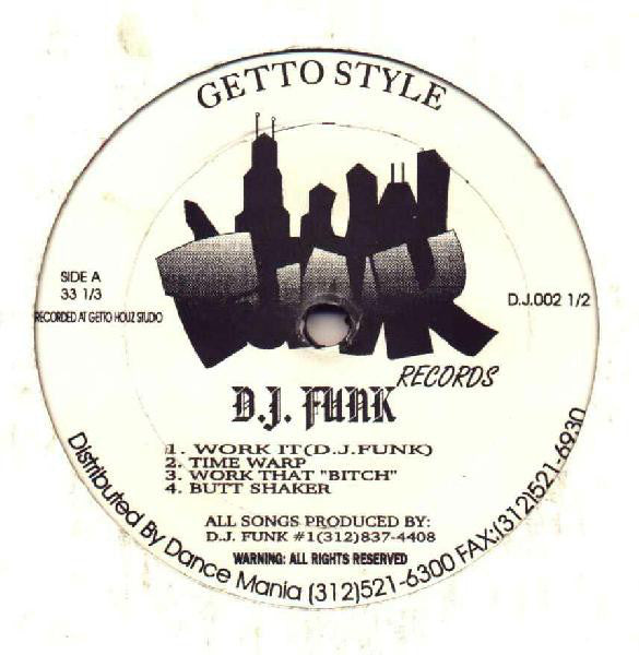 D.J. Funk* / D.J. Amar* : Getto Style / Konfused Konfliction (12")