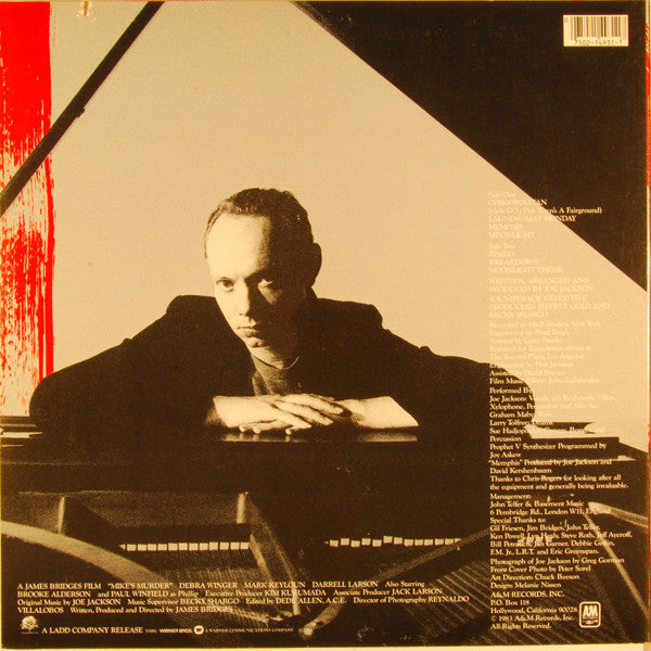 Joe Jackson : Mike's Murder (The Motion Picture Soundtrack) (LP, Album, R -)