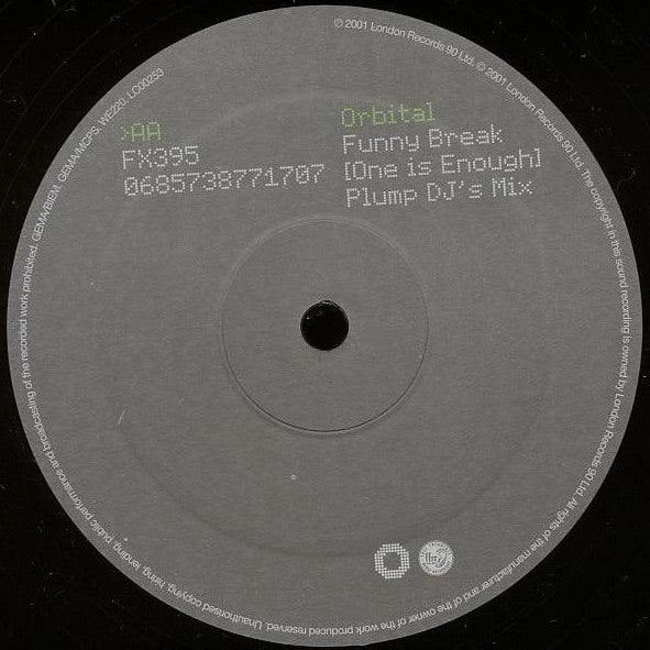 Orbital : Funny Break (One Is Enough) (12", Single)