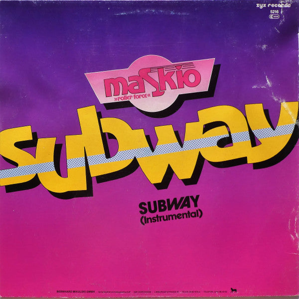 Maskio (2) : Subway (12")