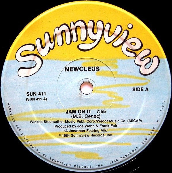 Newcleus : Jam On It (12", Single)