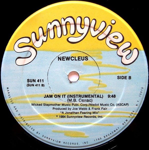 Newcleus : Jam On It (12", Single)