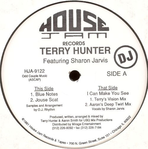 Terry Hunter Featuring Sharon Jarvis : The New Terry Hunter EP (12", EP, Promo)