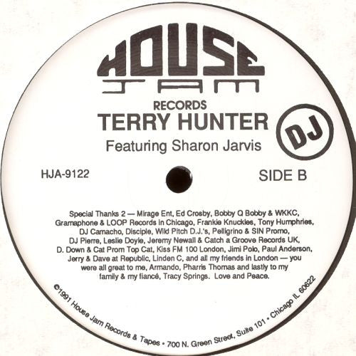 Terry Hunter Featuring Sharon Jarvis : The New Terry Hunter EP (12", EP, Promo)