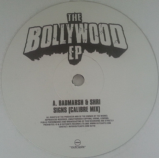 Badmarsh & Shri : The Bollywood EP (12", EP)