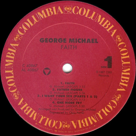 George Michael : Faith (LP, Album, Car)