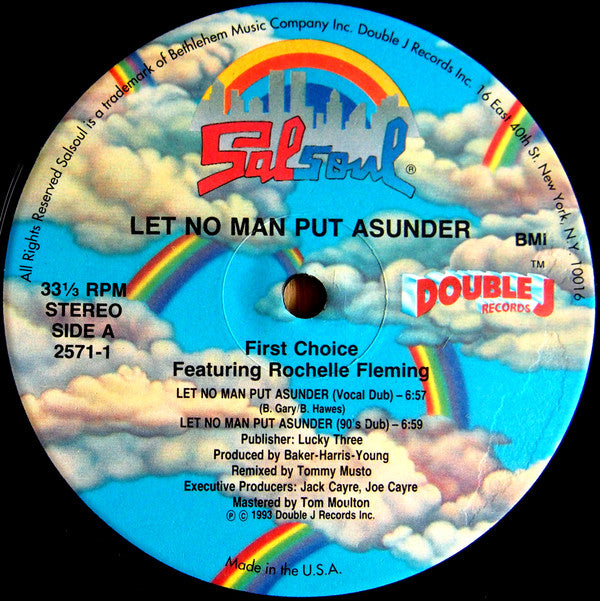 First Choice Featuring Rochelle Fleming : Let No Man Put Asunder (12")