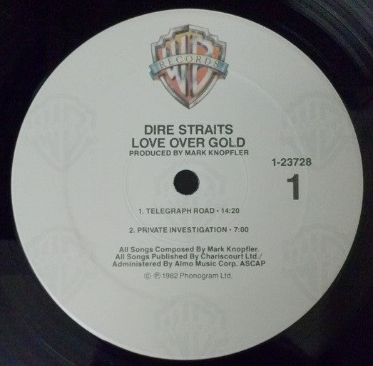 Dire Straits : Love Over Gold (LP, Album, Win)