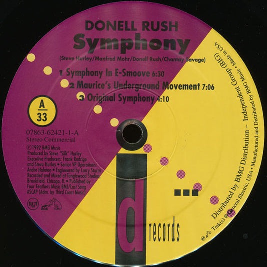 Donnell Rush : Symphony (12")