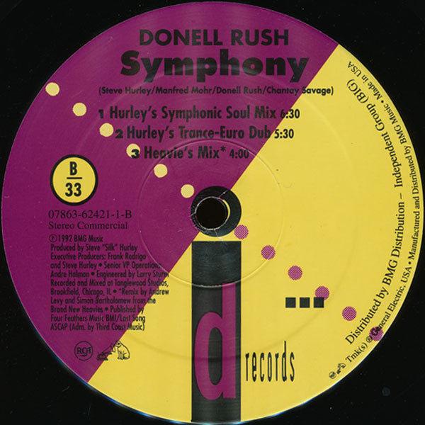 Donnell Rush : Symphony (12")