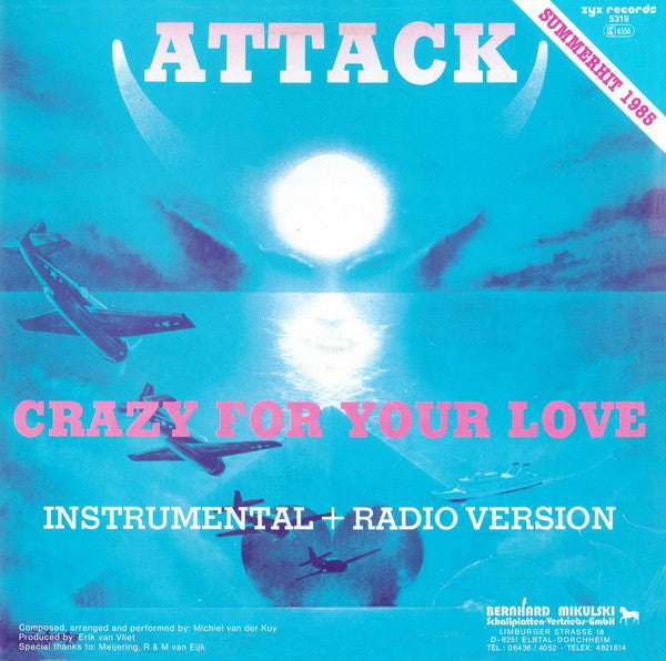 Attack (2) : Crazy For Your Love (12")