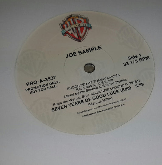 Joe Sample : Seven Years Of Good Luck  (12", Promo)