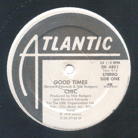 Chic : Good Times (12")