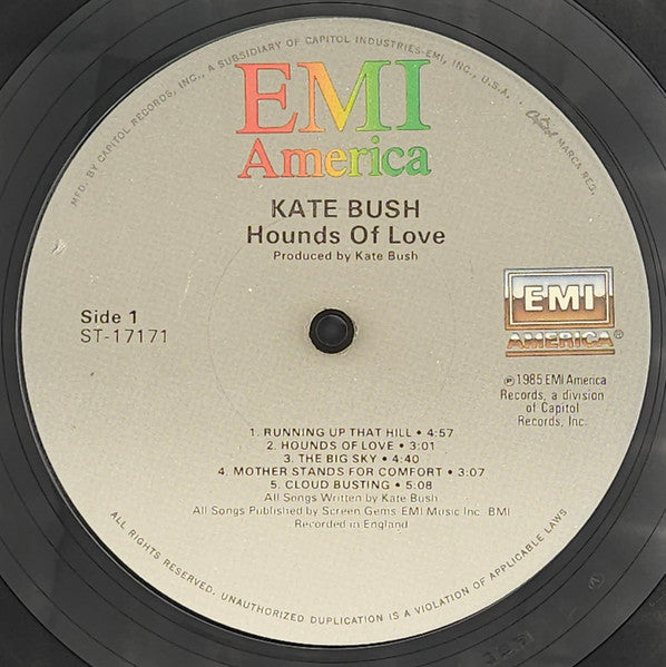 Kate Bush : Hounds Of Love (LP, Album, Jac)