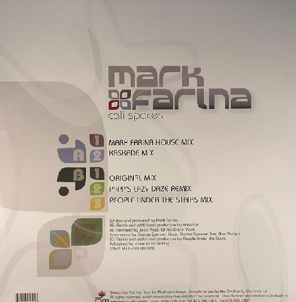 Mark Farina : Cali Spaces (12")