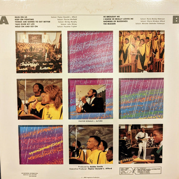 Donald Alford & The Progressive Radio Choir : Rain On Us (LP, Album)