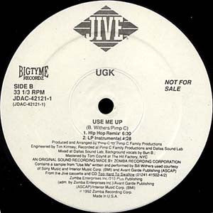 UGK : Use Me Up (12", Promo)