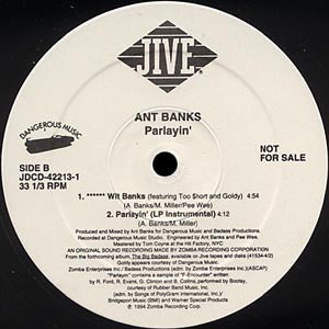 Ant Banks : Parlayin' (12", Promo)