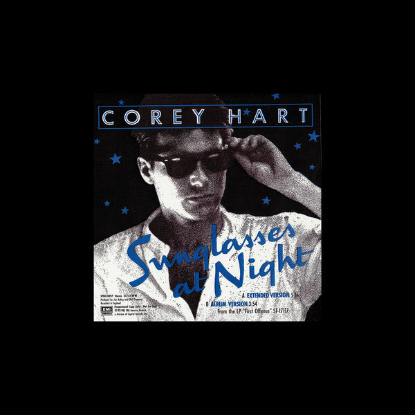Corey Hart : Sunglasses At Night (12", Single, Promo)