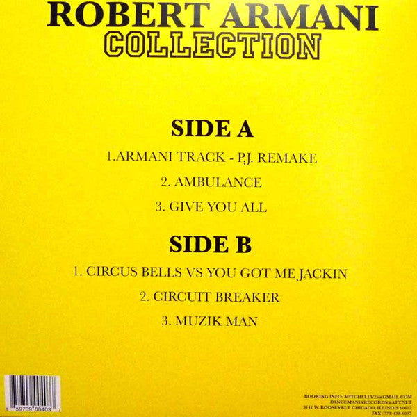 Robert Armani : Collection (12", Comp)