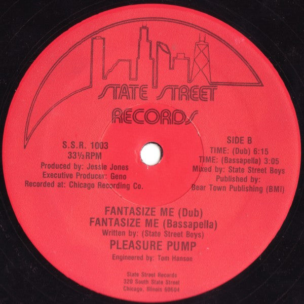 Pleasure Pump : Fantasize Me (12")