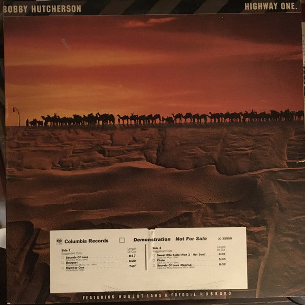 Bobby Hutcherson : Highway One (LP, Album, Promo)