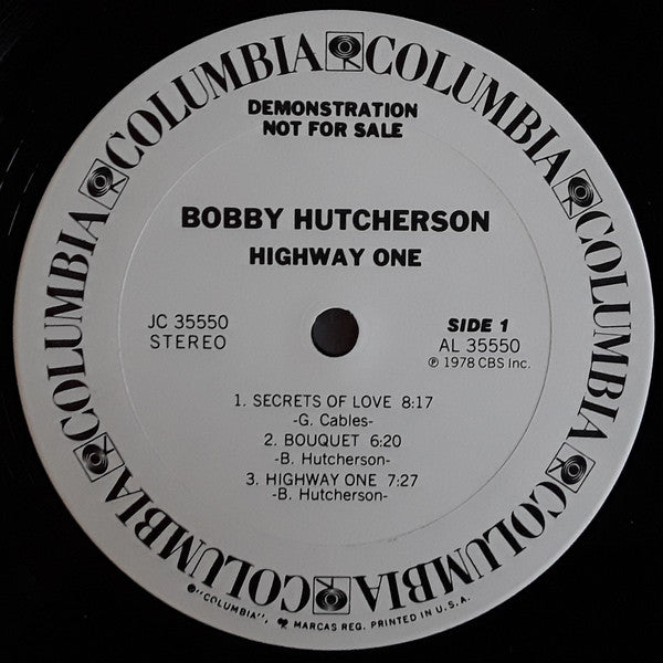 Bobby Hutcherson : Highway One (LP, Album, Promo)