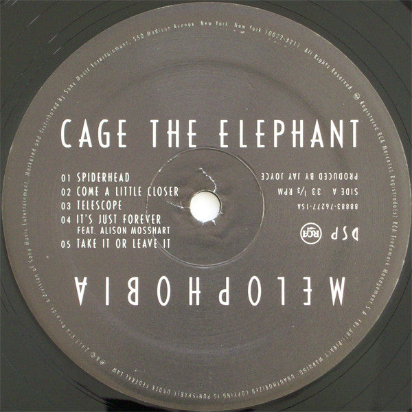 Cage The Elephant : Melophobia (LP, Album)