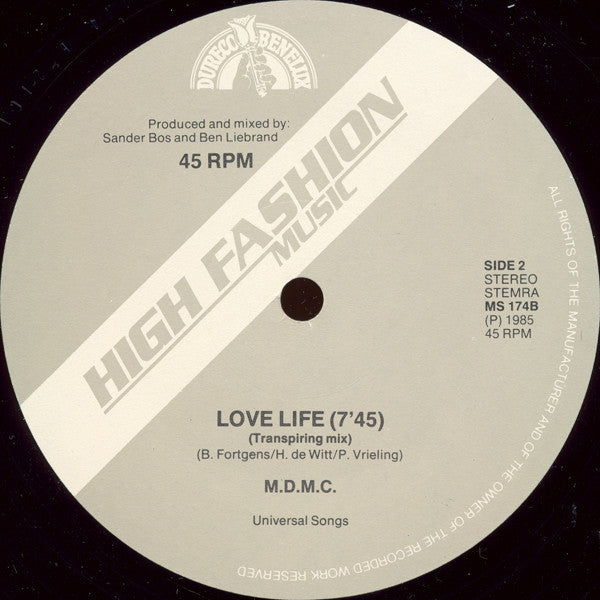 MDMC* : Love Life (12")