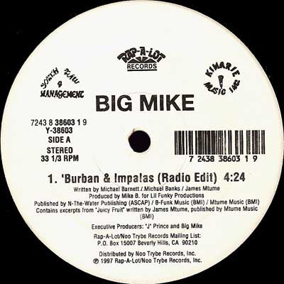 Big Mike (3) : 'Burban & Impalas / Mic Smokas (12")