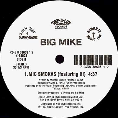 Big Mike (3) : 'Burban & Impalas / Mic Smokas (12")