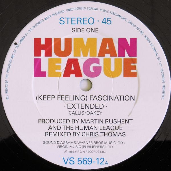 Human League* : Fascination (12", Single)