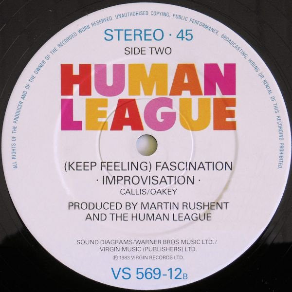 Human League* : Fascination (12", Single)