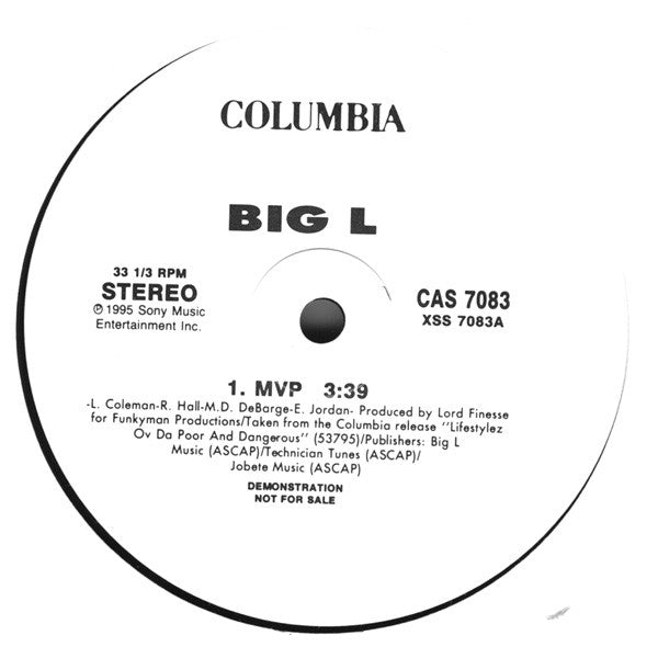 Big L : MVP (12", Promo)