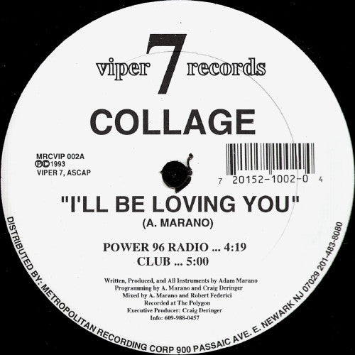 Collage (4) : I'll Be Loving You (12")