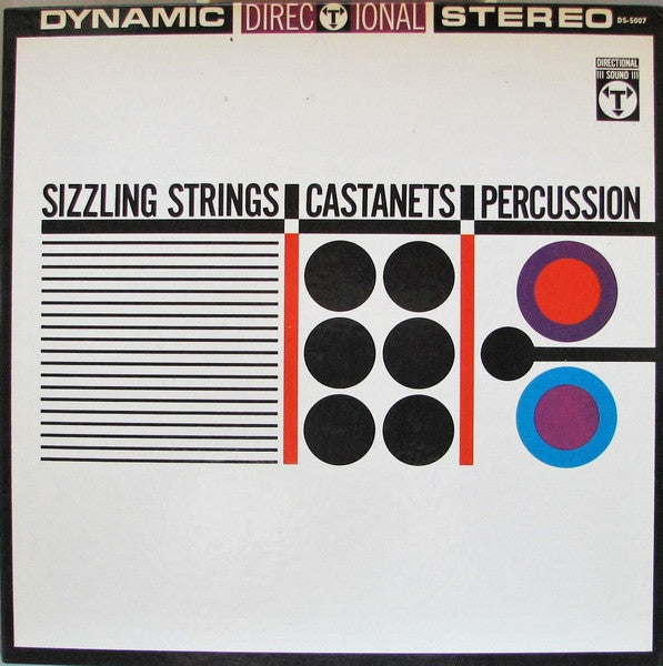 Don Luis Quintero & The Madrid Festival Orchestra*, Mario Valero Group, Jose Alvarez (2) : Sizzling Strings, Castanets & Percussion (LP, Album, Gat)