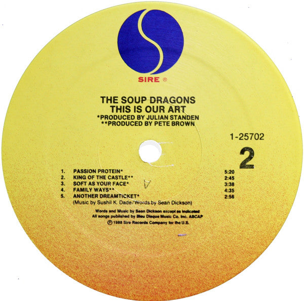 The Soup Dragons : This Is Our Art (LP, Album)