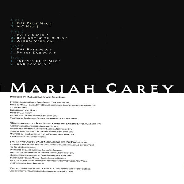 Mariah Carey : Fantasy (2x12", Gat)