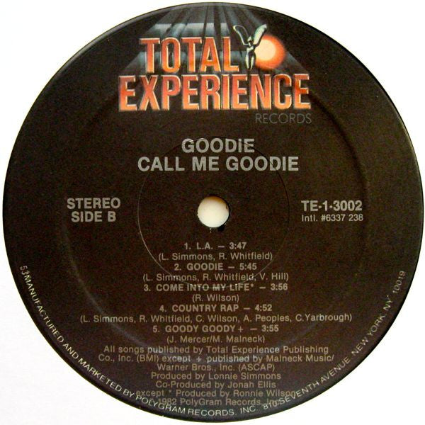 Goodie : Call Me Goodie (LP, Album, 53 )