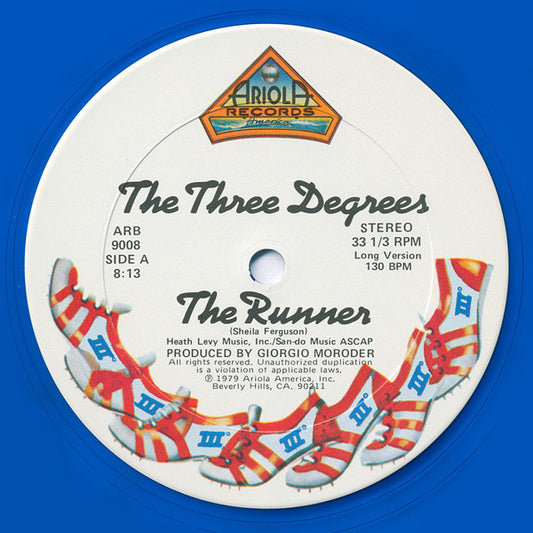 The Three Degrees : The Runner (12", Blu)