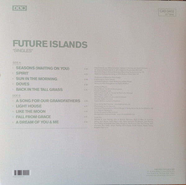 Future Islands : Singles (LP, Album)