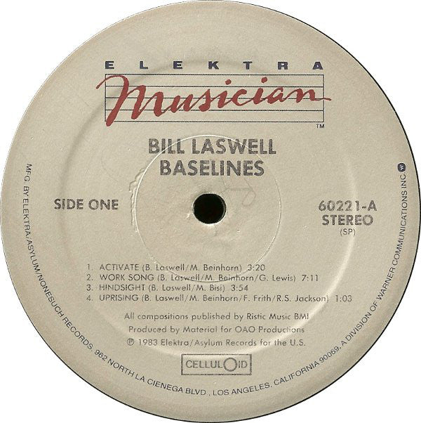 Bill Laswell : Baselines (LP, Album)