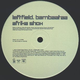 Leftfield . Afrika Bambaataa : Afrika Shox (12")