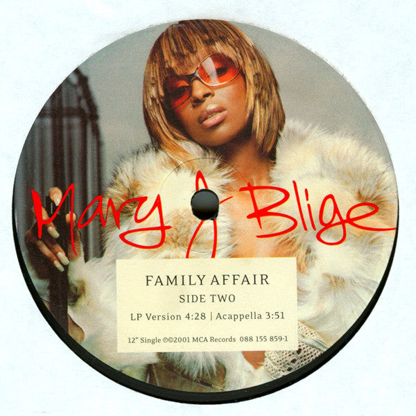 Mary J. Blige : Family Affair (12", Single)