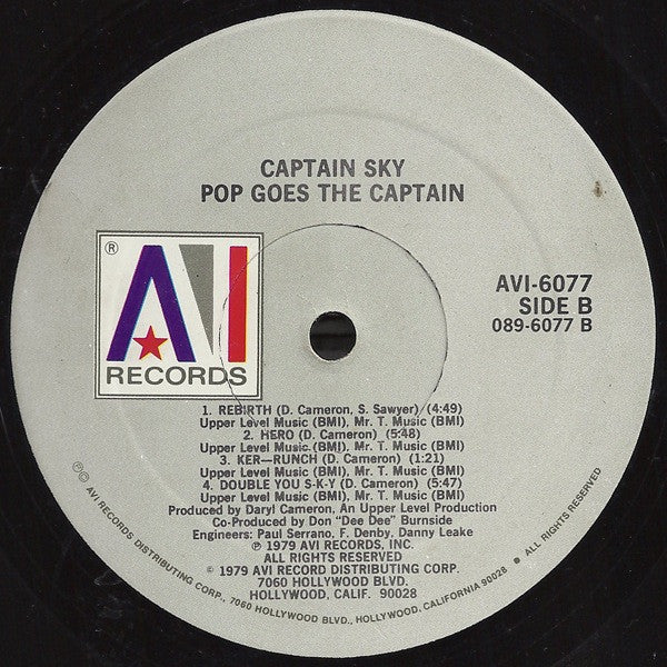 Captain Sky : Pop Goes The Captain (LP, Album)