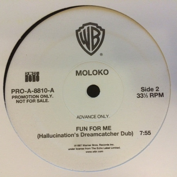 Moloko : Fun For Me (12", Advance, Promo)