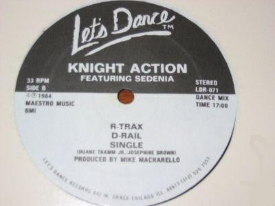 Knight Action Featuring Sedenia : Single Girl B/W R=Trax (12", P/Mixed)