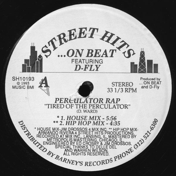 ...On Beat : Perculator Rap / This Is A House Groove (12")