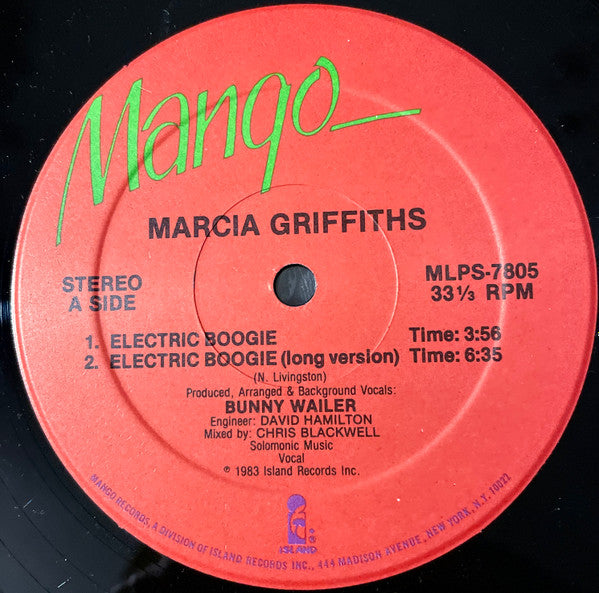 Marcia Griffiths : Electric Boogie (12")