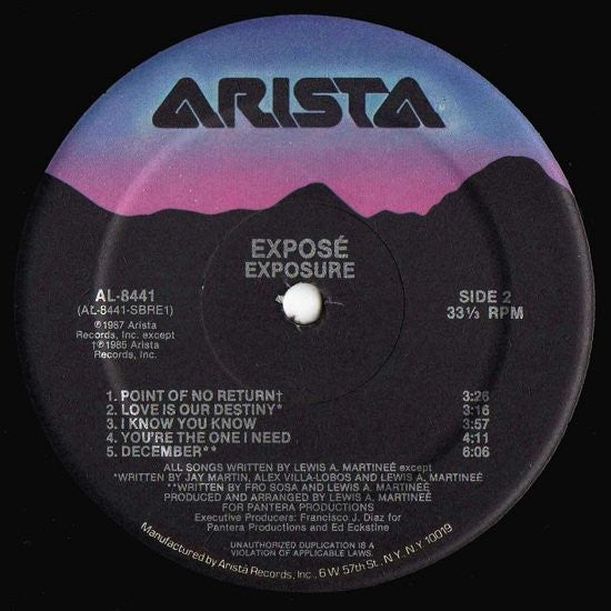 Exposé : Exposure (LP, Album)